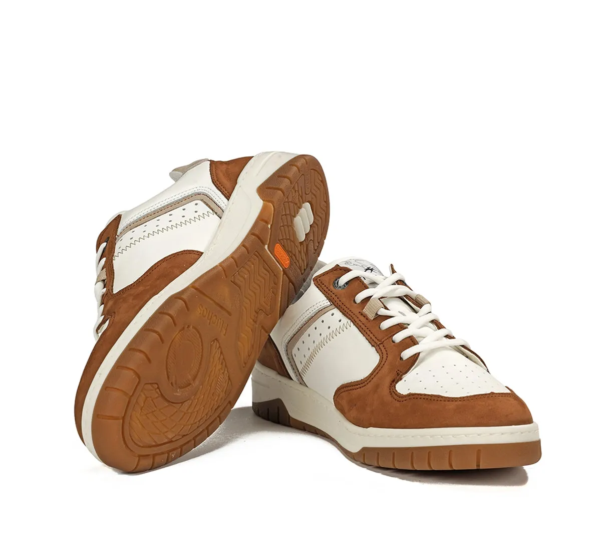 Fluchos Roger F1954 sneakers uomo marroni pelle