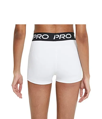 Nike Pro CZ9857-100 shorts donna XL bianco