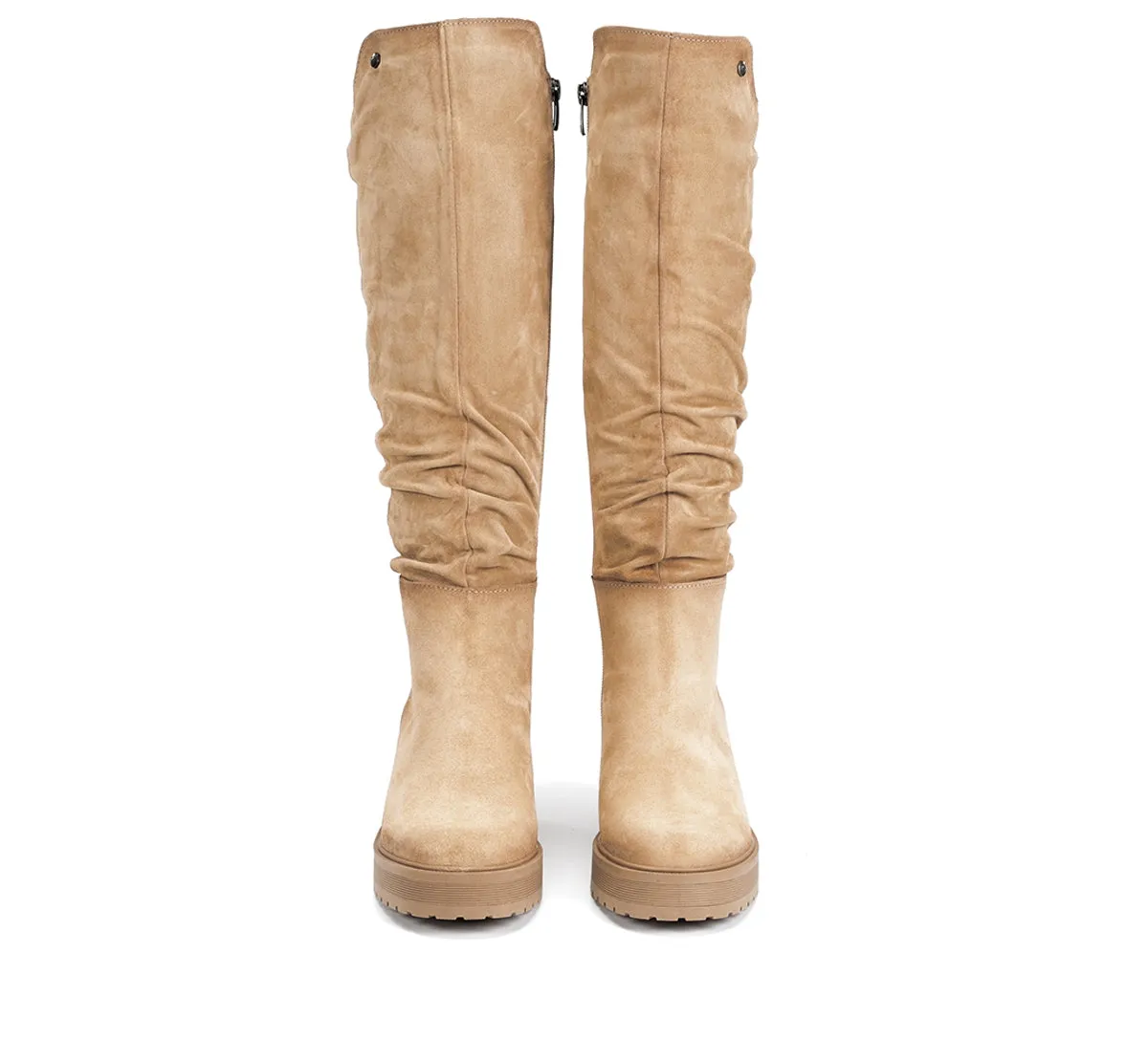 Fluchos Sarah D9574 stivali donna beige tacco