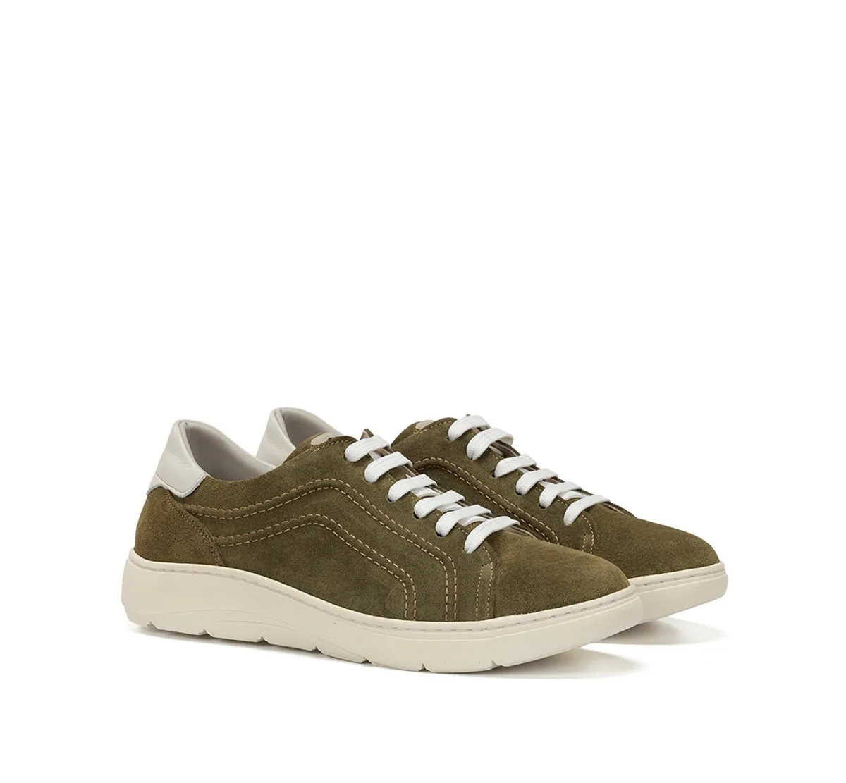 Dorking Yet D9646 sneakers donna verde pianta larga