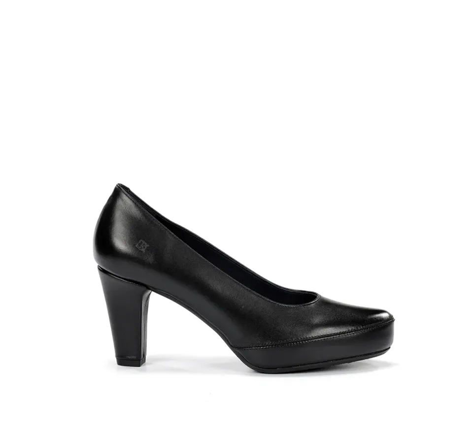 Dorking by Fluchos Blesa D5794 scarpe nere tacco donna