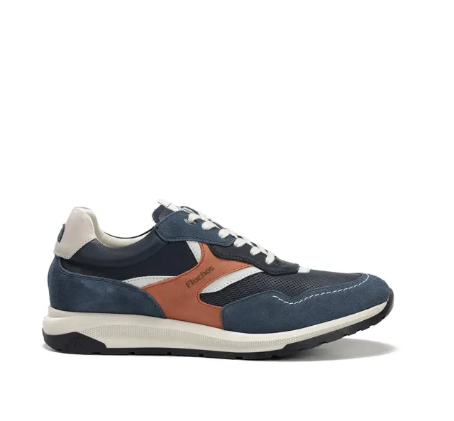 Fluchos Karter F2404 sneakers uomo blu pianta larga
