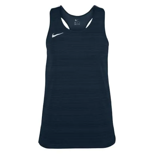 Nike Dry Miler NT0301-451 canottiera donna blu navy S traspirante