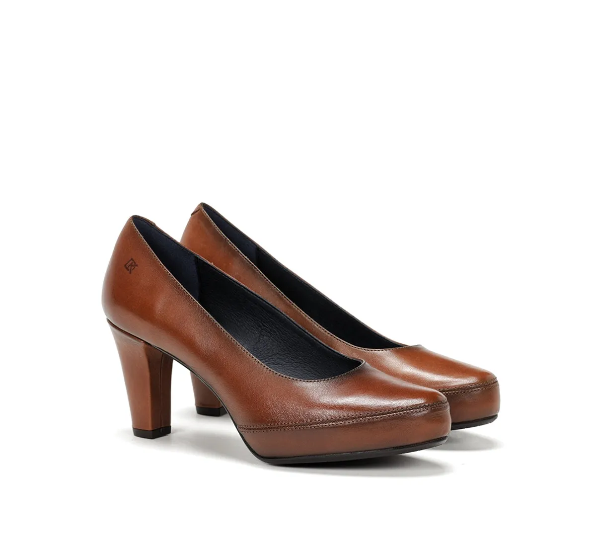 Fluchos Blesa D5794 scarpe marroni donna tacco medio