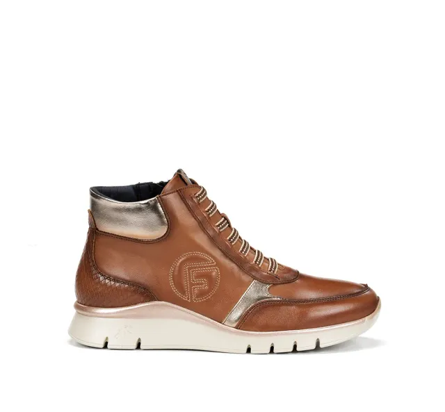 Fluchos Union F2077 stivaletti marrone donna larghi