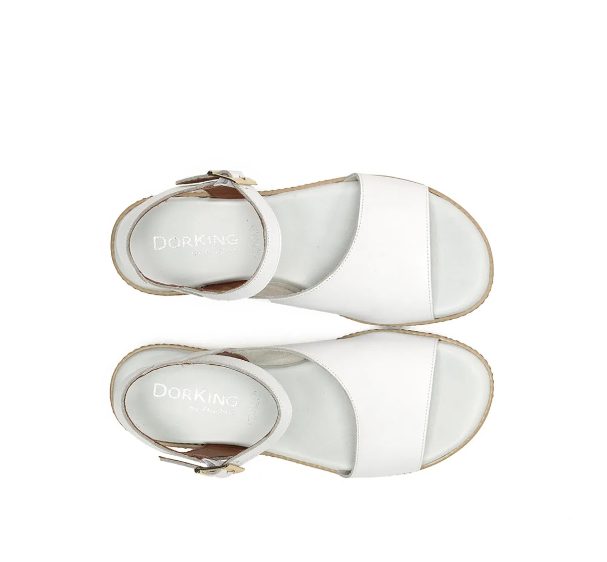 Fluchos Espe D8771 sandali bianchi donna comodi