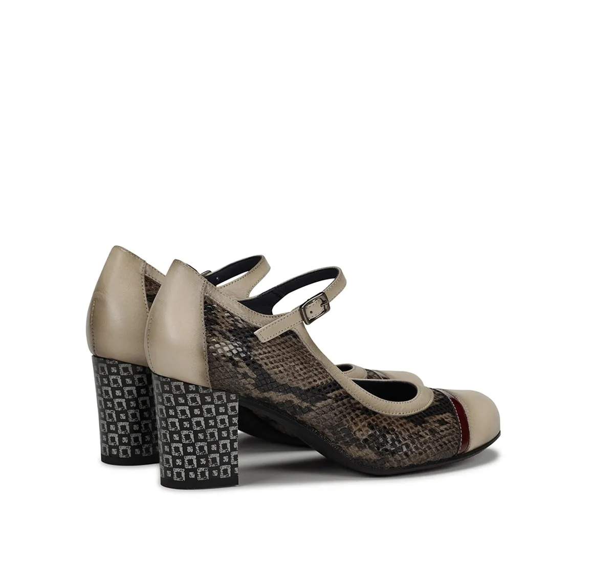 Fluchos Rodin D8669 scarpe donna marrone fibbia