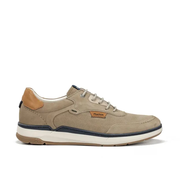 Fluchos Jeff F2210 Scarpa Uomo Taupe Elegante