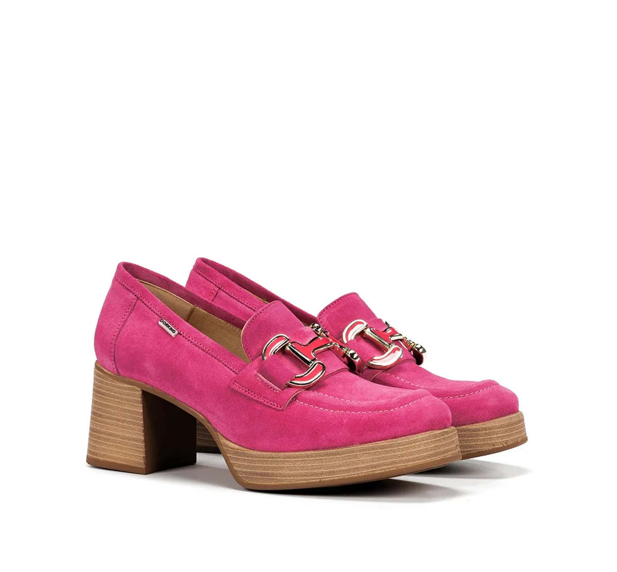 Dorking Cristel D9232 Mocassini Donna Rosa Platform