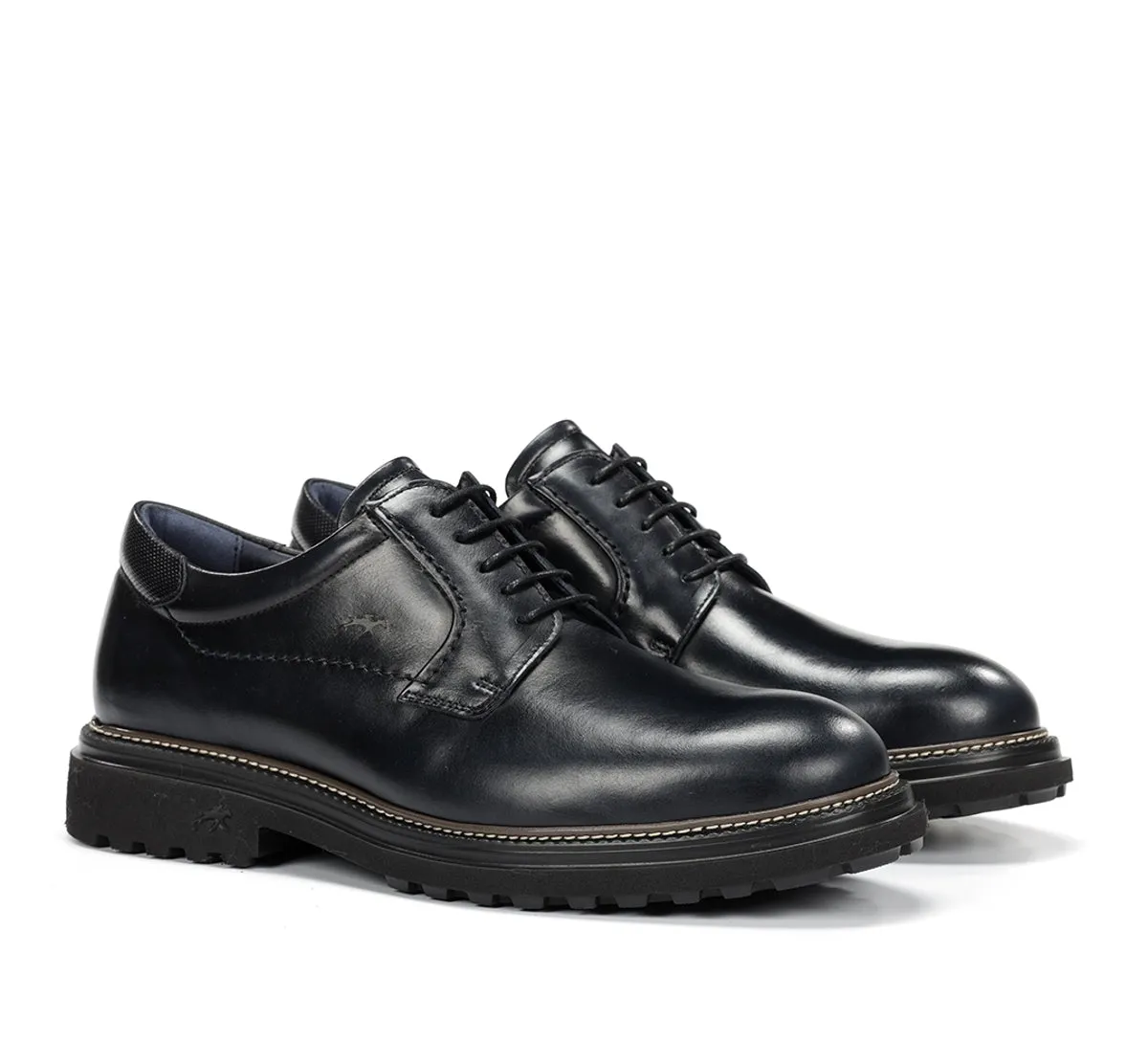 Fluchos Lincon F2054 scarpe blu classiche uomo
