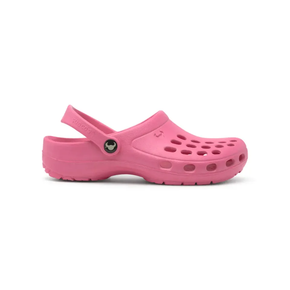 Suecos Loki Kids zoccoli bimbi rosa leggeri