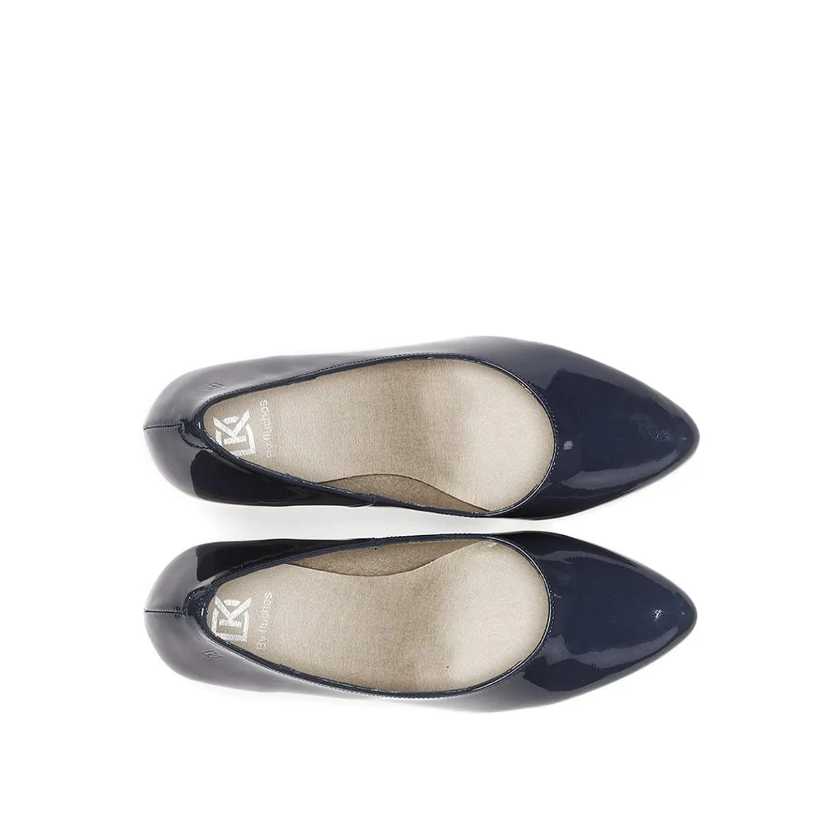 Fluchos Tian D8737 scarpe con tacco blu tacco medio