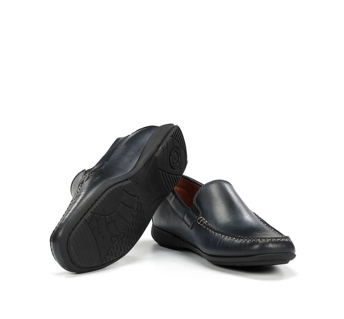 Fluchos Samoa F2208 mocassini uomo blu morbidi