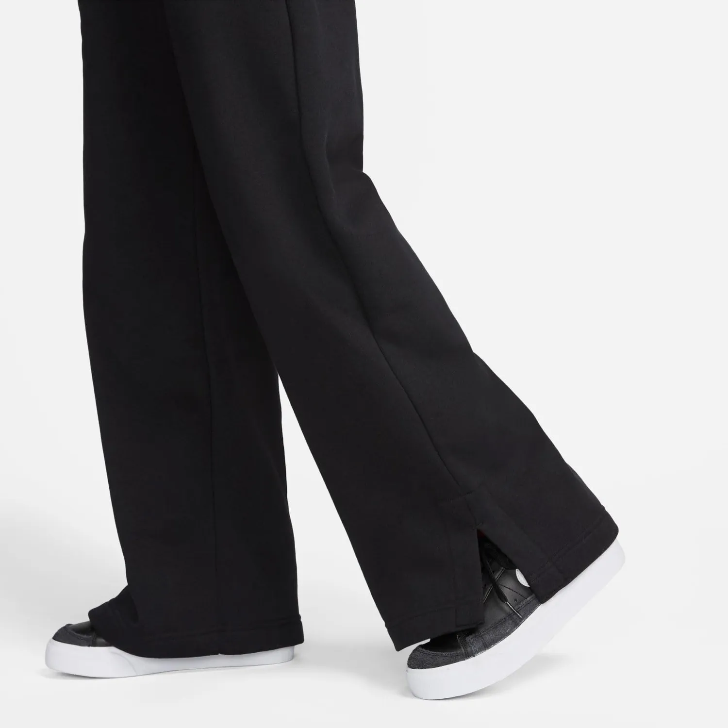 Nike Phoenix Fleece pantaloni tuta donna palazzo XS Tall grigio