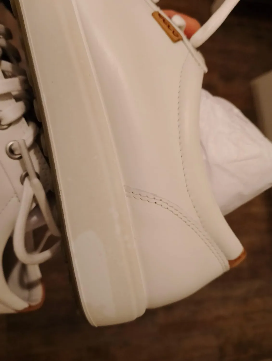 Ecco Soft 7 Sneaker Donna Pelle Bianca