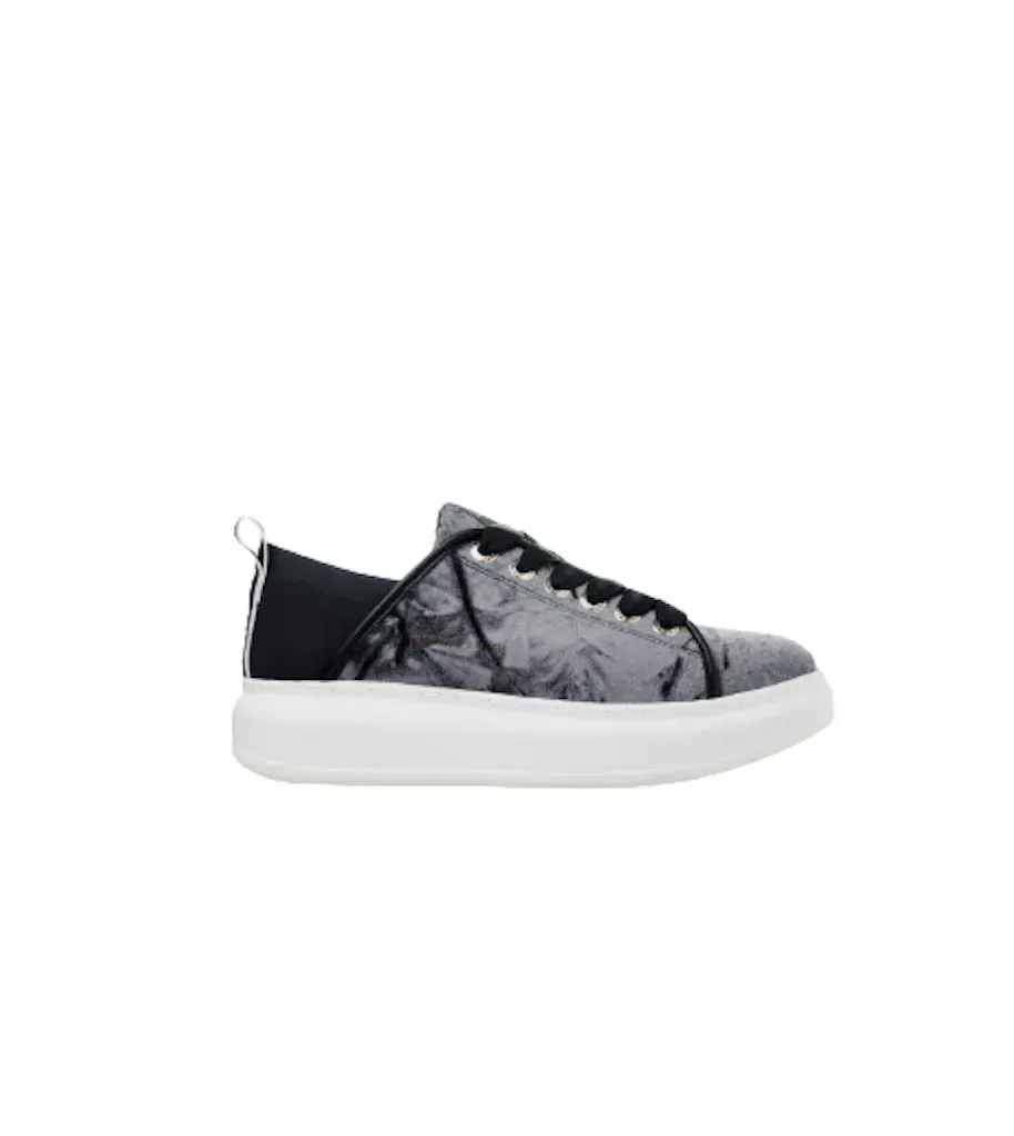 Alexander Smith Wembley Black sneakers donna nero pitone iridescente