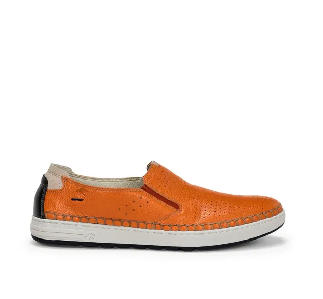 Fluchos Lester F1719 slip on uomo arancio casual