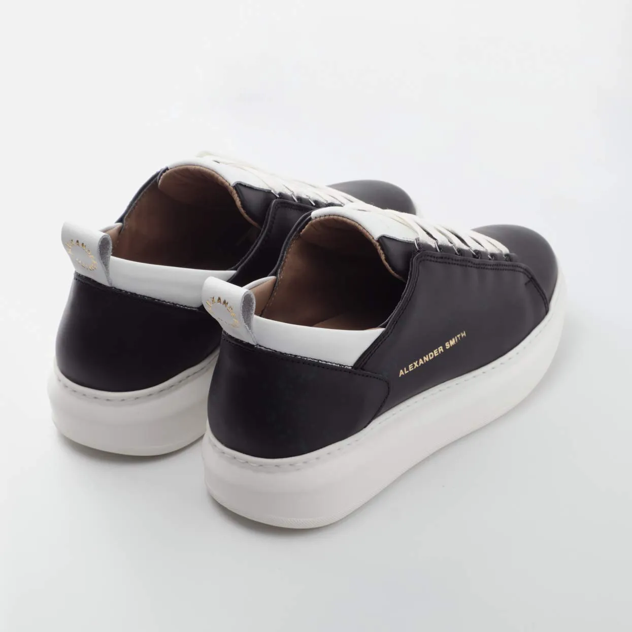 Alexander Smith Wembley Black White sneakers uomo pelle
