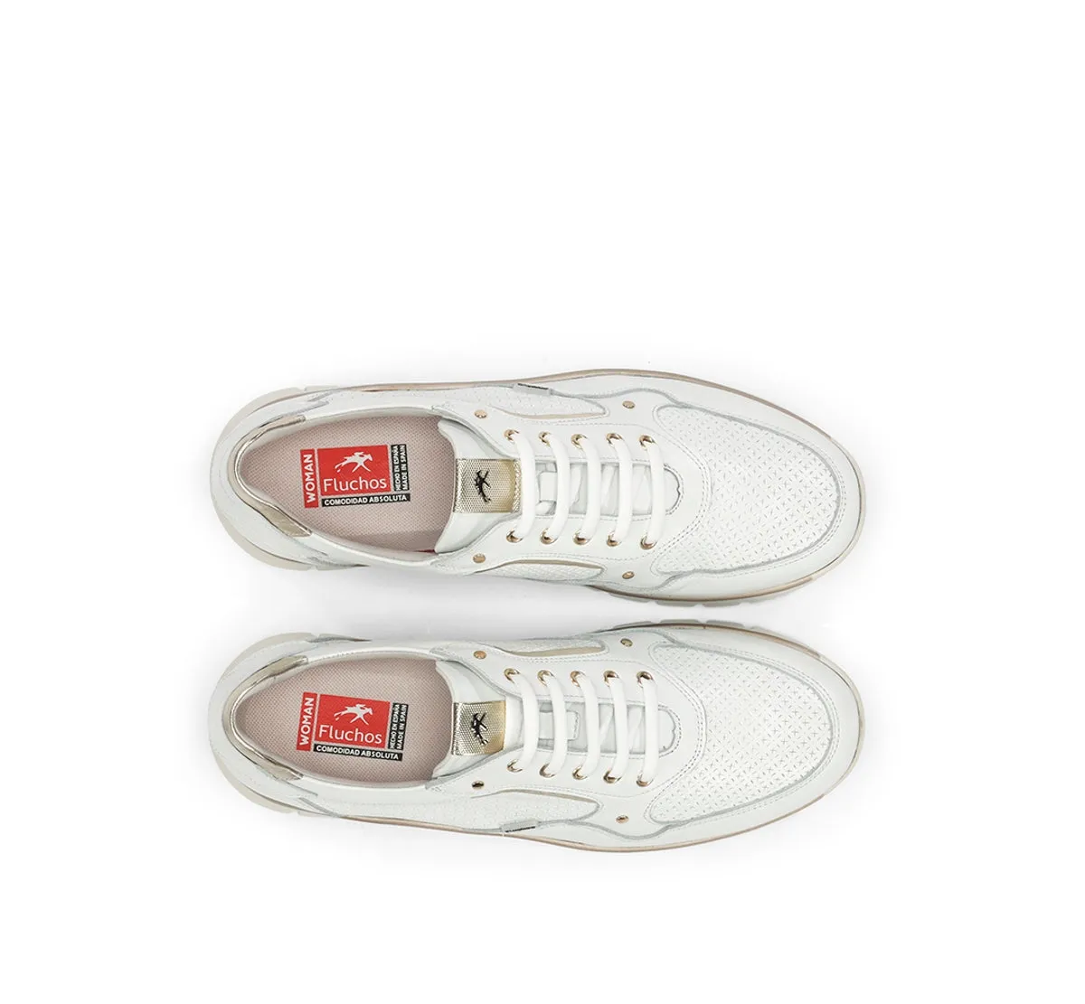 Fluchos Union F2175 sneakers donna bianche casual