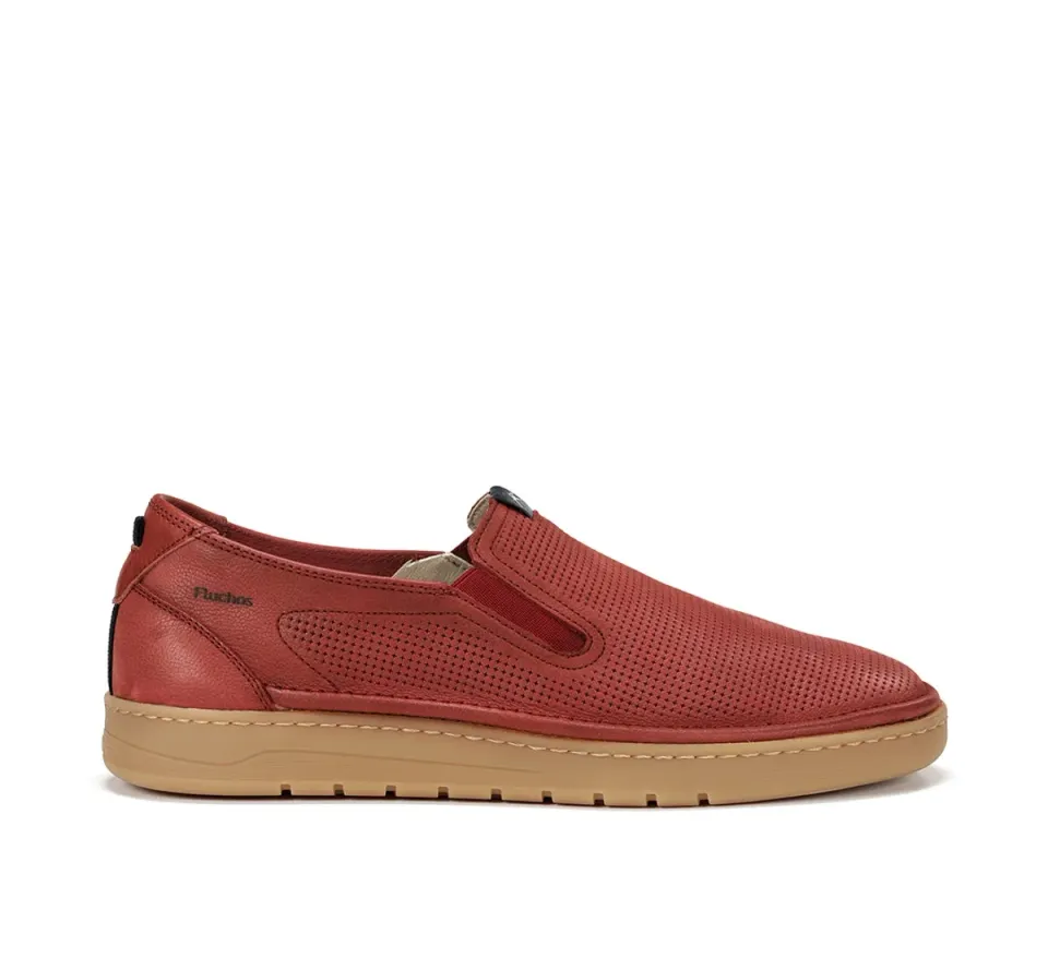 Fluchos Leo F1946 slip on rosse uomo