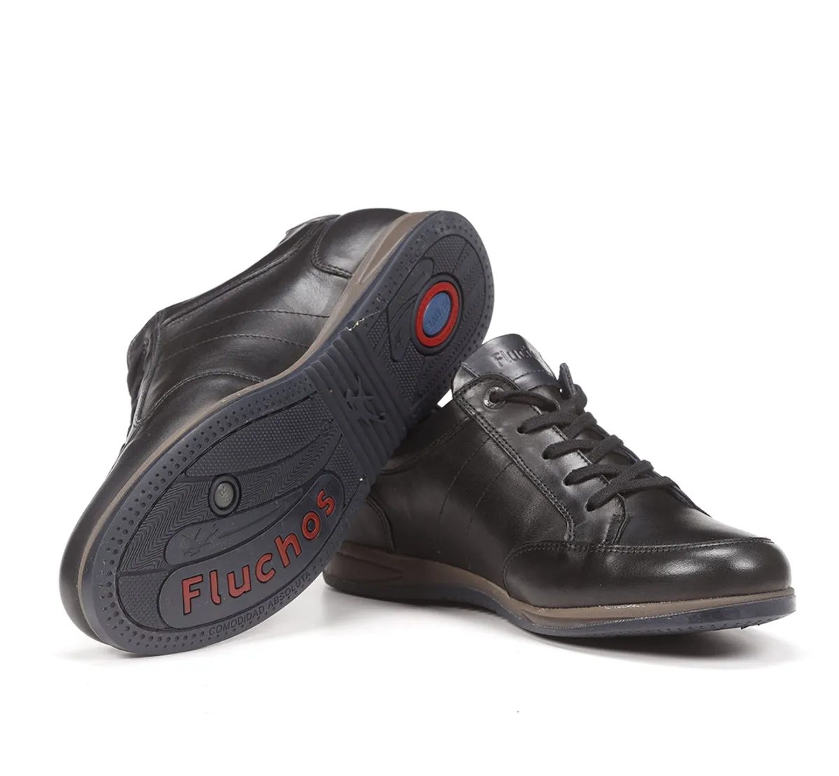 Fluchos Daniel F1280 Scarpe Uomo Nere Casual