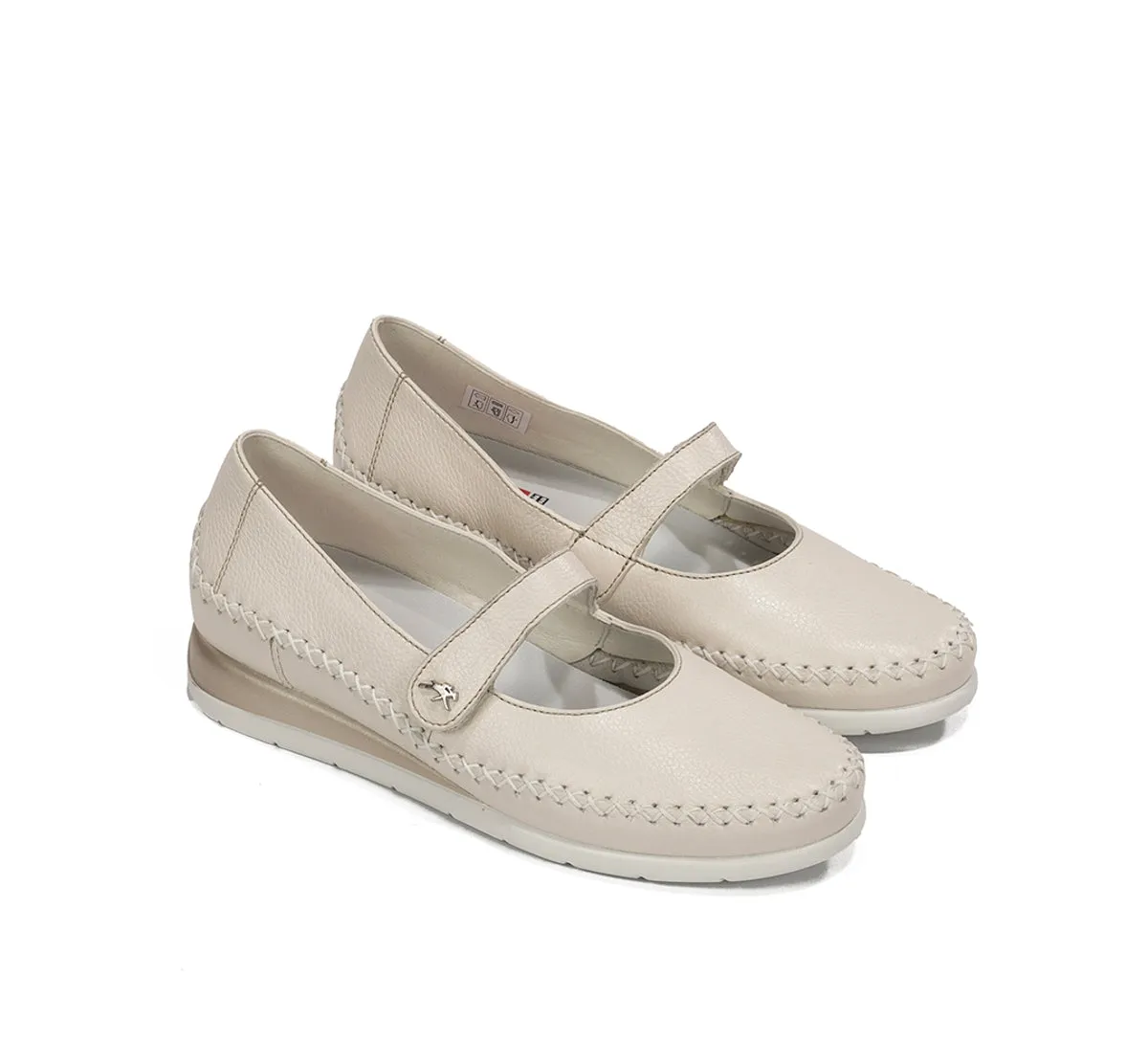 Fluchos Sella F2146 scarpa donna taupe zeppa