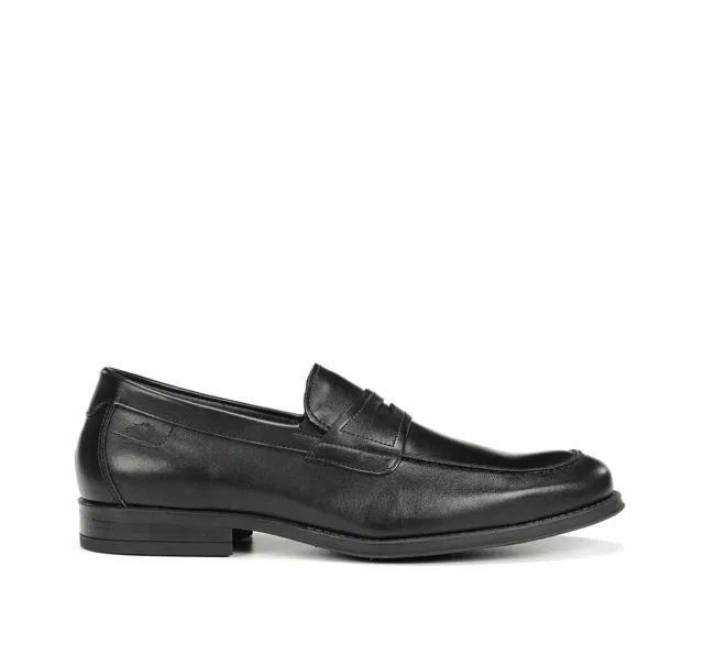 Fluchos Arthur F1933 mocassini uomo neri eleganti