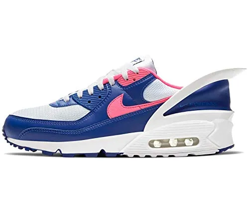 Nike Air Max 90 FlyEase scarpe uomo 44 EU bianche rosa