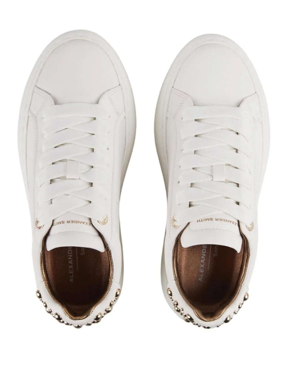 Alexander Smith ASBDSOW3573 sneakers borchie bianche 37 EU