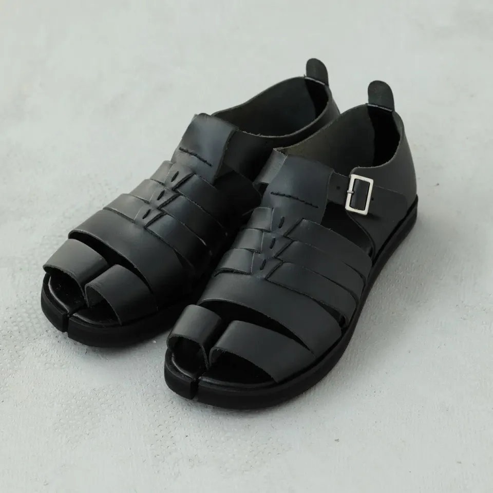 Tabito Tabi Sandals tabito10 sandali tabi neri pelle