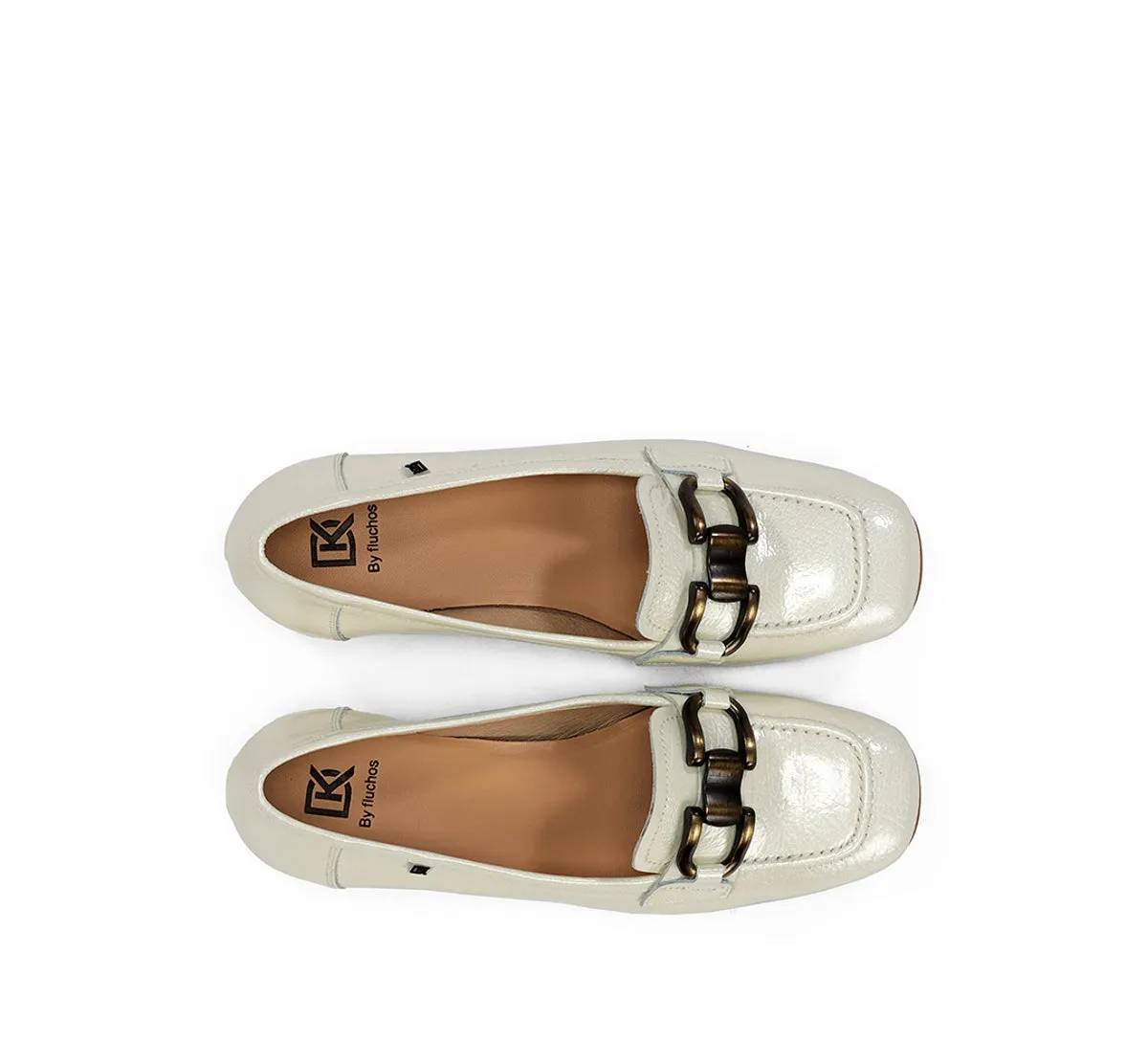 Fluchos Gia D9303 mocassini donna taupe tacco