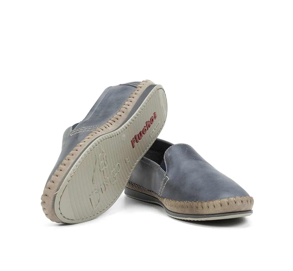 Fluchos Bahamas 8264 mocassino uomo blu senza lacci