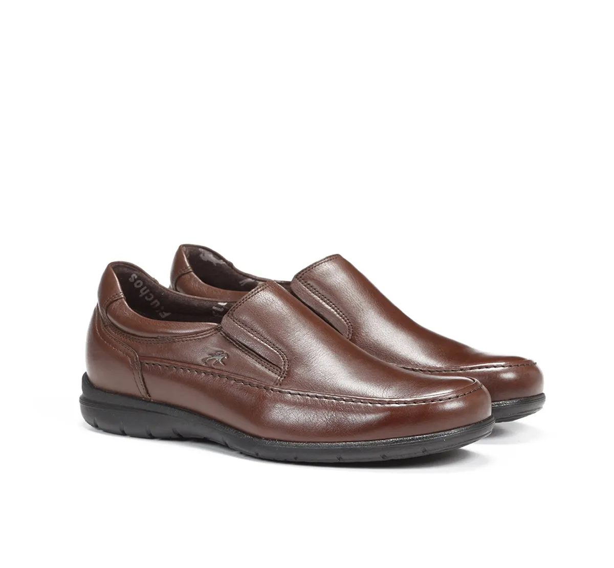 Fluchos Luca 8499 slip on marroni uomo pelle