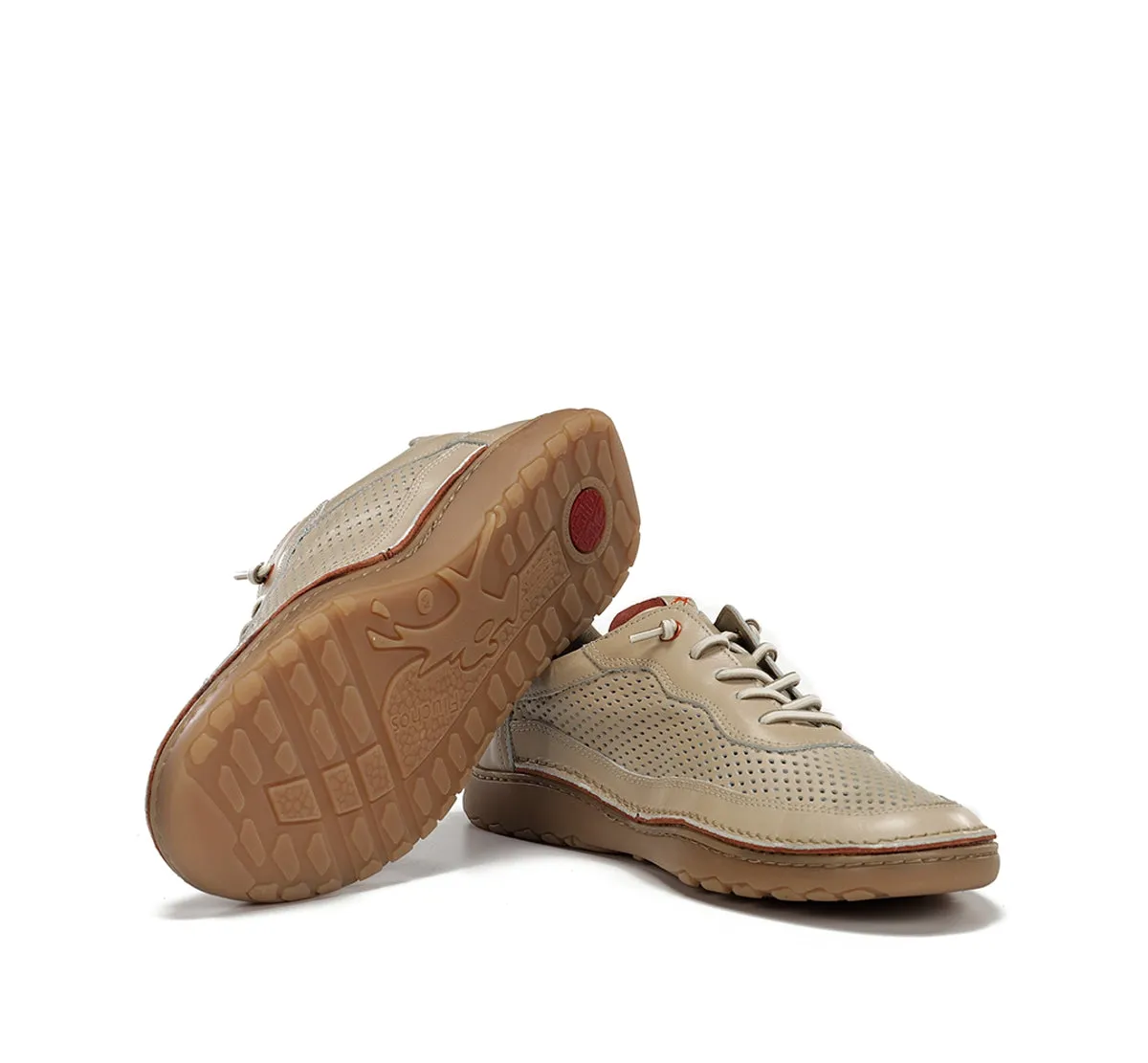 Fluchos Lenox F2219 sneakers uomo beige pianta larga