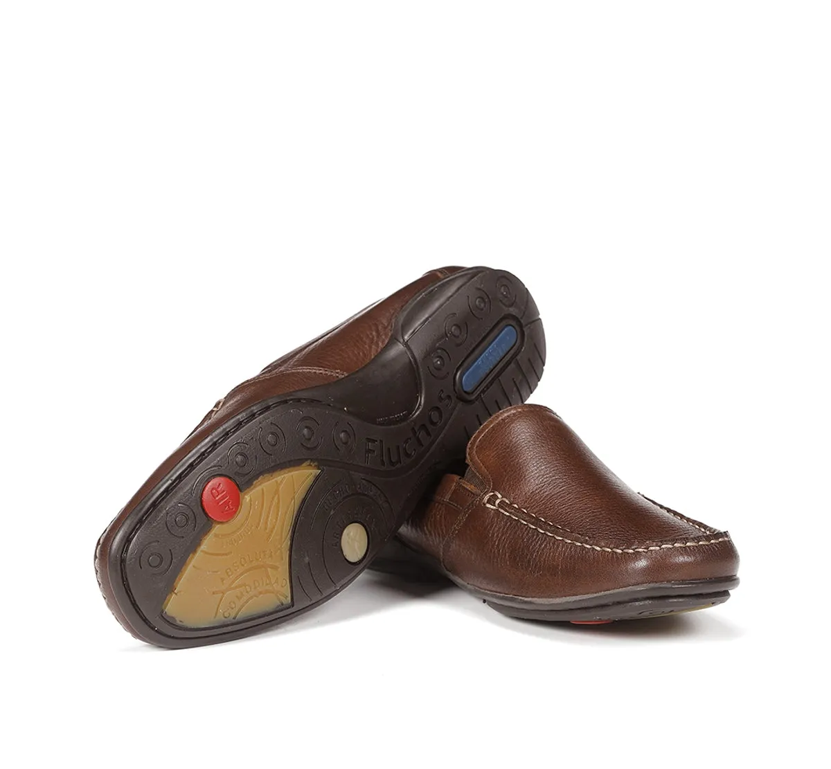 Fluchos Baltico 7149 Mocassini Uomo Marroni Classici