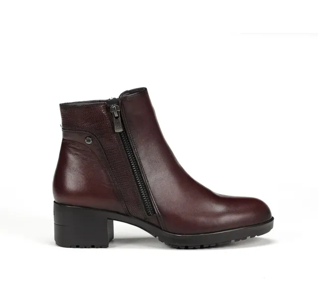Fluchos Aliss F1367 Stivaletti Bordeaux Pelle