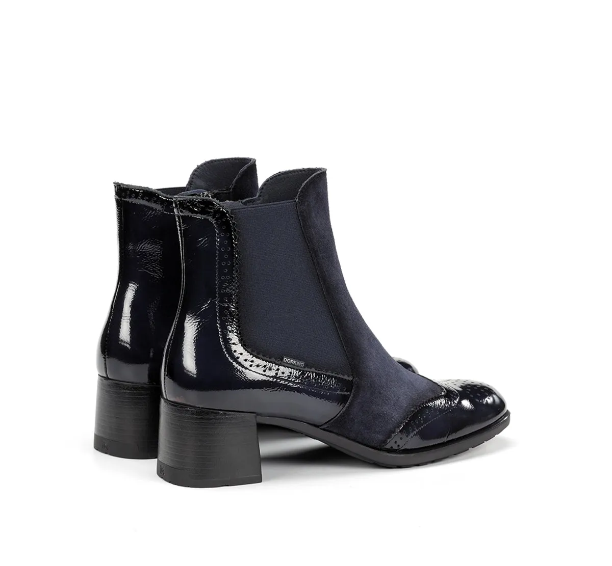 Fluchos Dorking Ikia D9368 stivaletto blu donna con fibbia