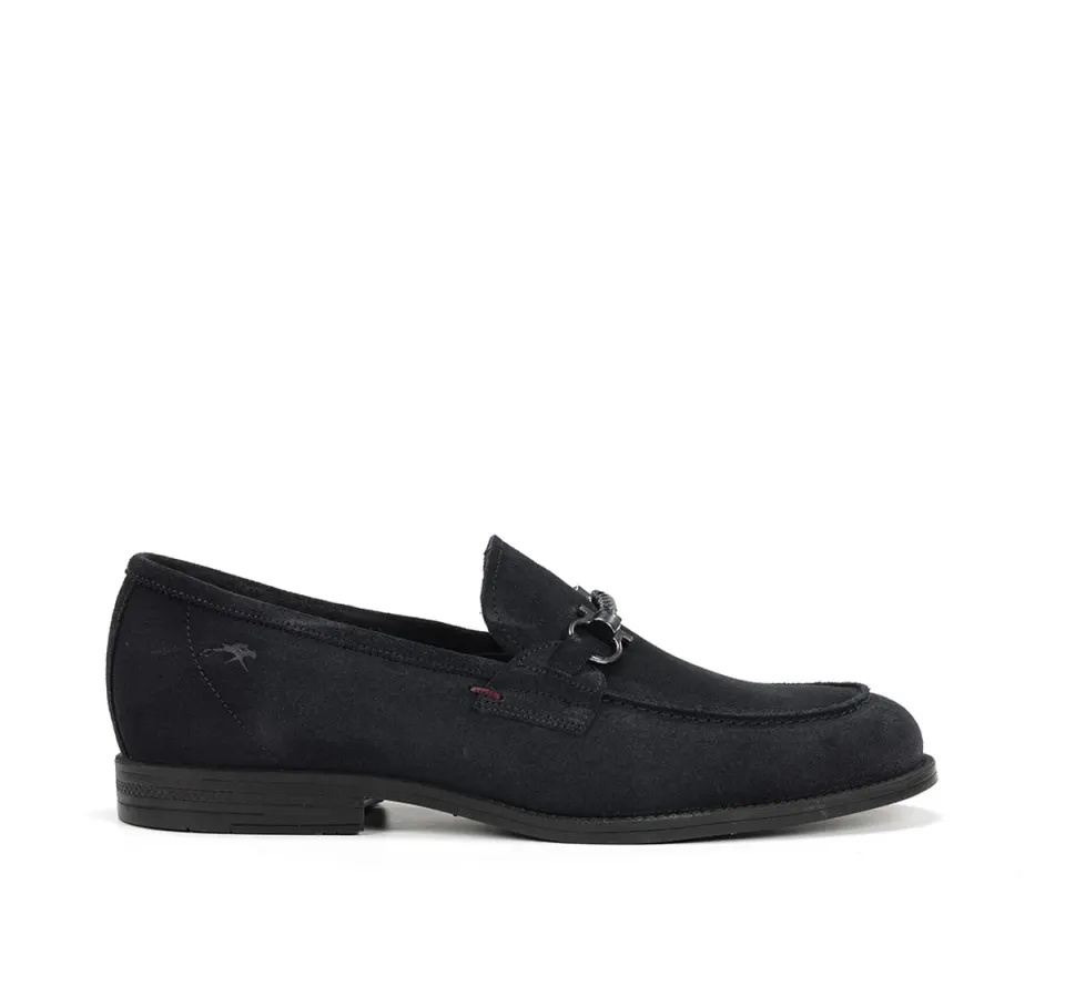 Fluchos Henri F1930 mocassini uomo blu pelle