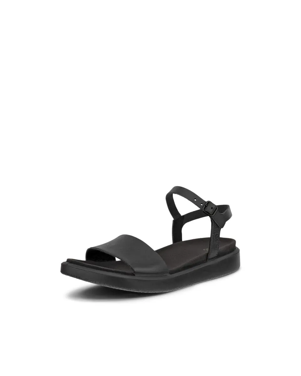 Ecco Flowt sandali donna neri eleganti tre fasce