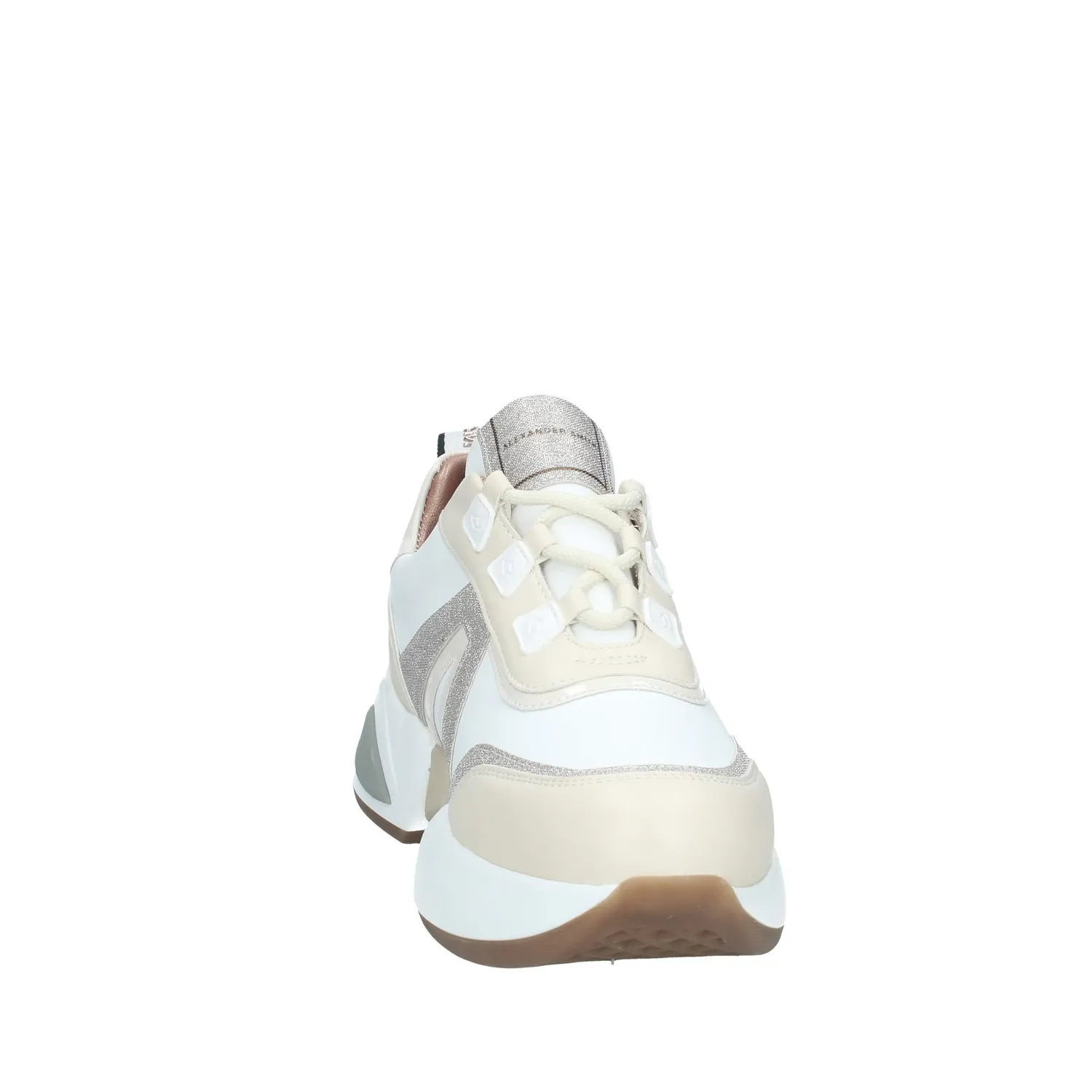 Alexander Smith Marble sneaker bianco oro glitter donna 40mm