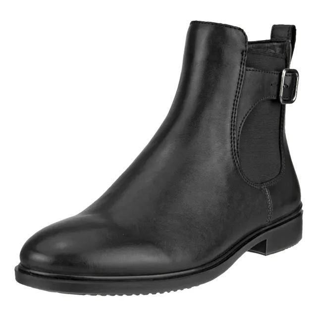 Ecco Dress Classic Chelsea Buckle stivali donna neri 35