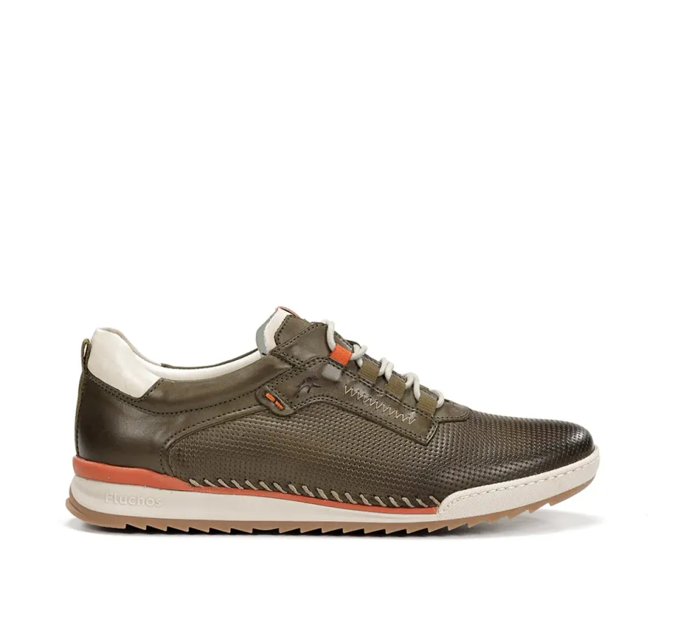 Fluchos Elder F2178 sneakers uomo verde suola dentellata