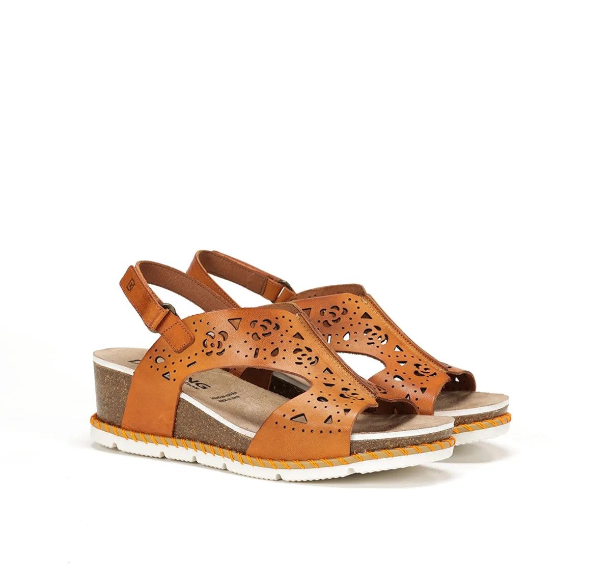 Fluchos Gold D9319 sandalo arancione donna