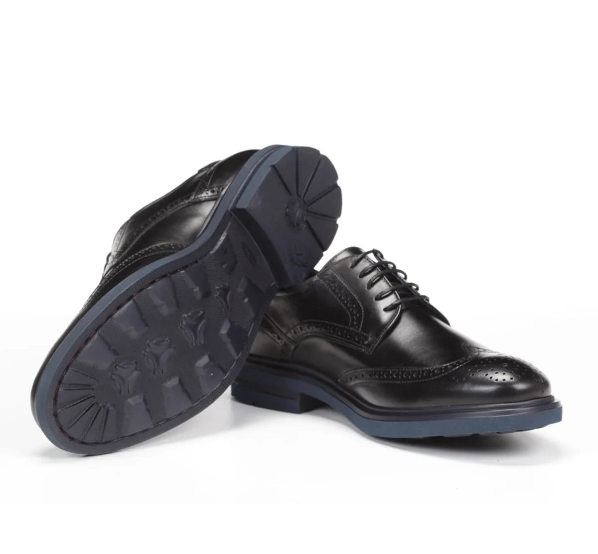 Fluchos Belgas F0628 scarpe uomo nere leggere