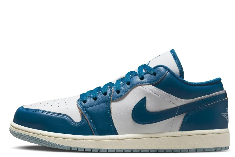 Nike Air Jordan 1 Low scarpe 40 EU bianco blu