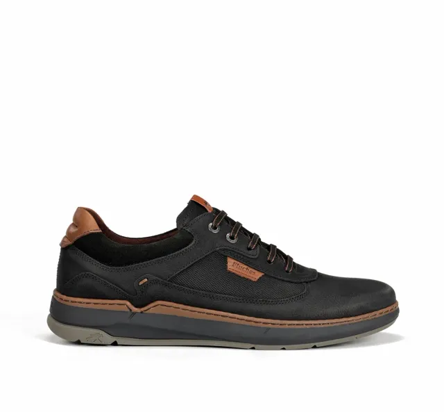 Fluchos Jeff F2277 scarpe nere uomo eleganti casual