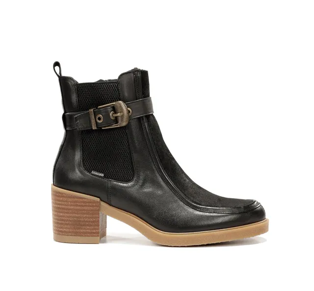 Fluchos Aroma D9755 stivaletti neri donna comodi