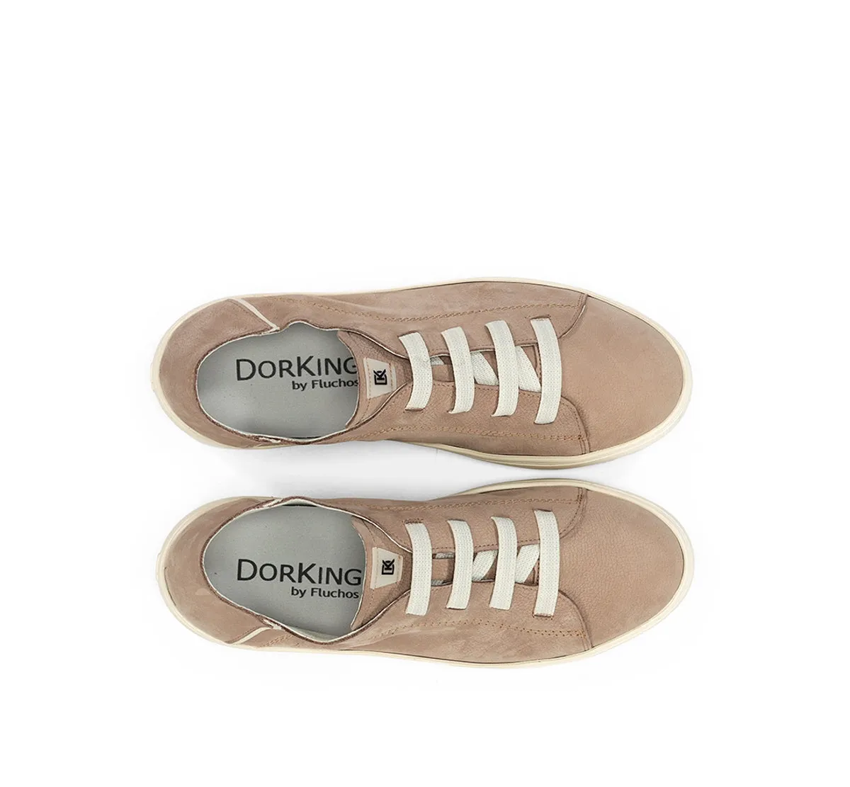 Fluchos Yet D9500 scarpe donna taupe pianta larga