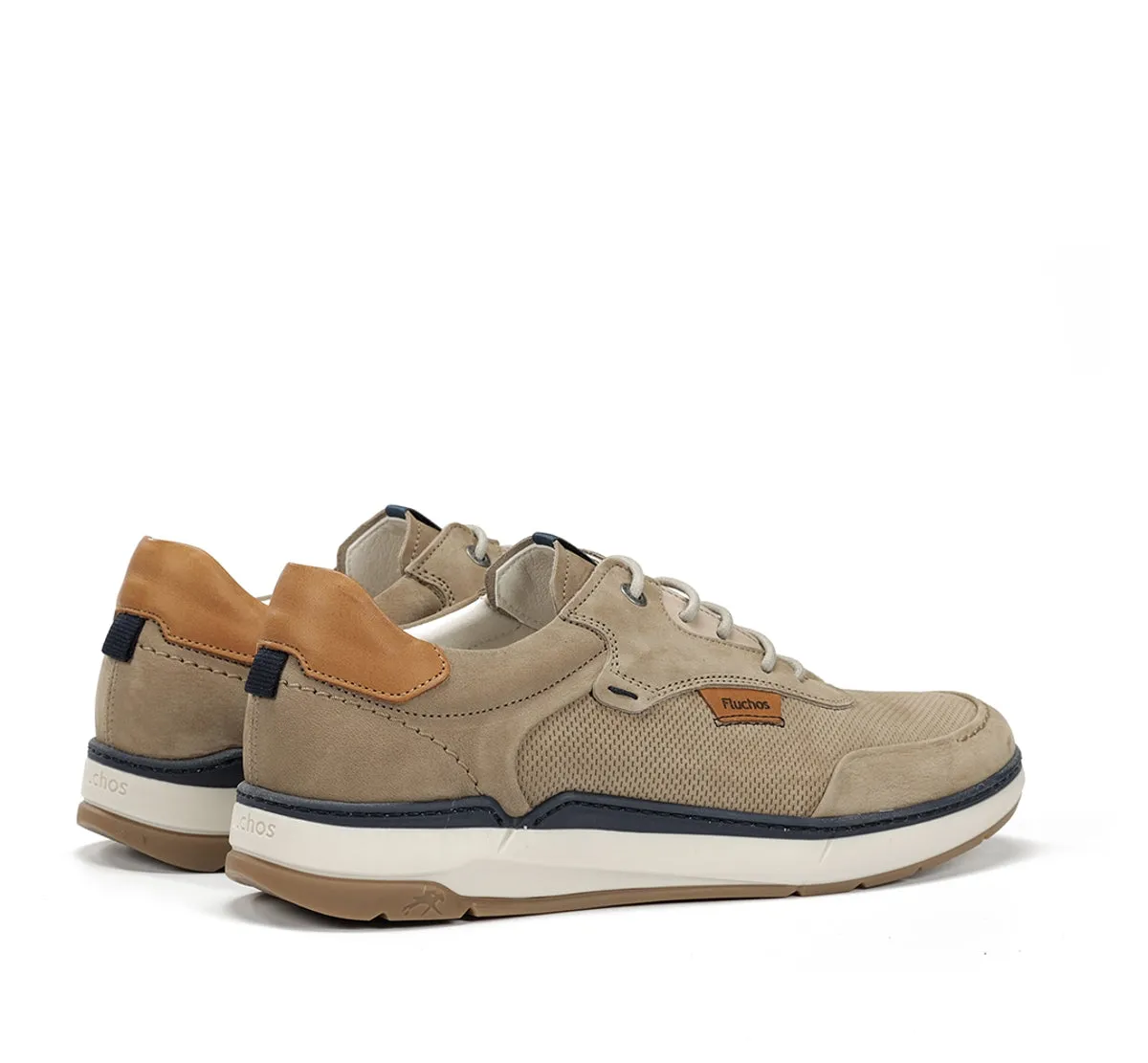 Fluchos Jeff F2210 Scarpa Uomo Taupe Elegante