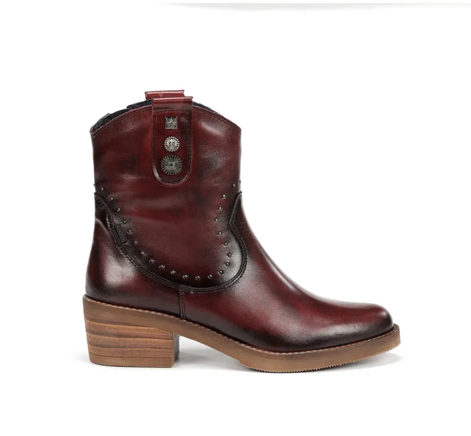 Dorking Layla D9549 stivaletti donna bordeaux zip